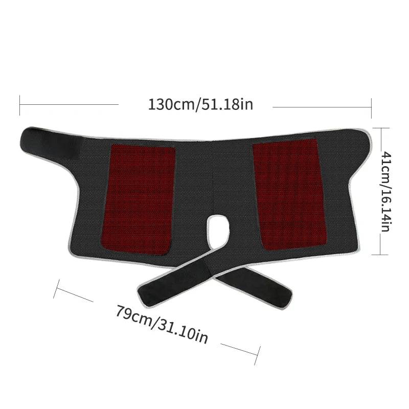 Red Light Heated Shorts - Women-Specific Abdominal Massage Wrap - 3-Level Modes &Timer -Muscle Relax Menstrual Discomfort Relief