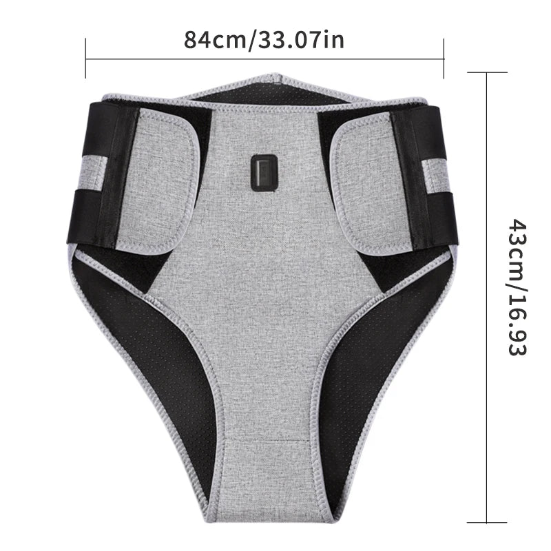 Red Light Heated Shorts - Women-Specific Abdominal Massage Wrap - 3-Level Modes &Timer -Muscle Relax Menstrual Discomfort Relief