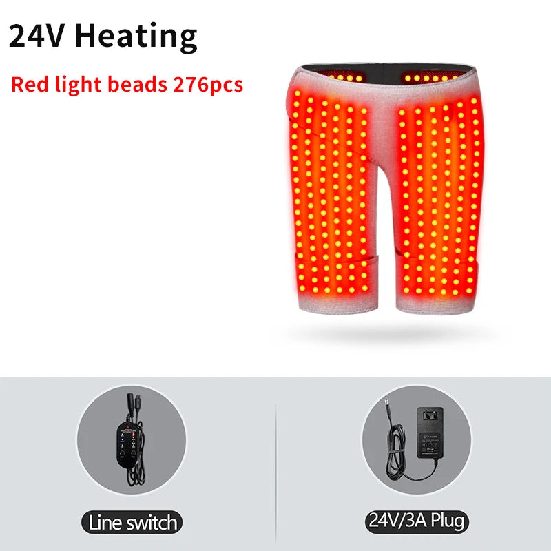 Red Light Heated Shorts - Women-Specific Abdominal Massage Wrap - 3-Level Modes &Timer -Muscle Relax Menstrual Discomfort Relief