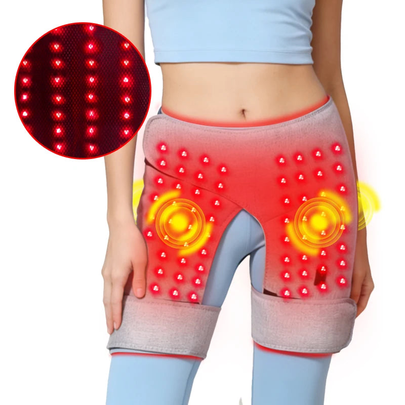 Red Light Heated Shorts - Women-Specific Abdominal Massage Wrap - 3-Level Modes &Timer -Muscle Relax Menstrual Discomfort Relief