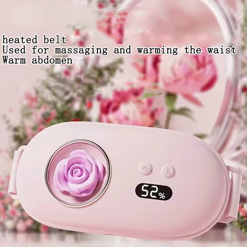 USB charging portable menstrual heating pad, menstrual abdominal and waist heating massage pad, electric heating waist belt